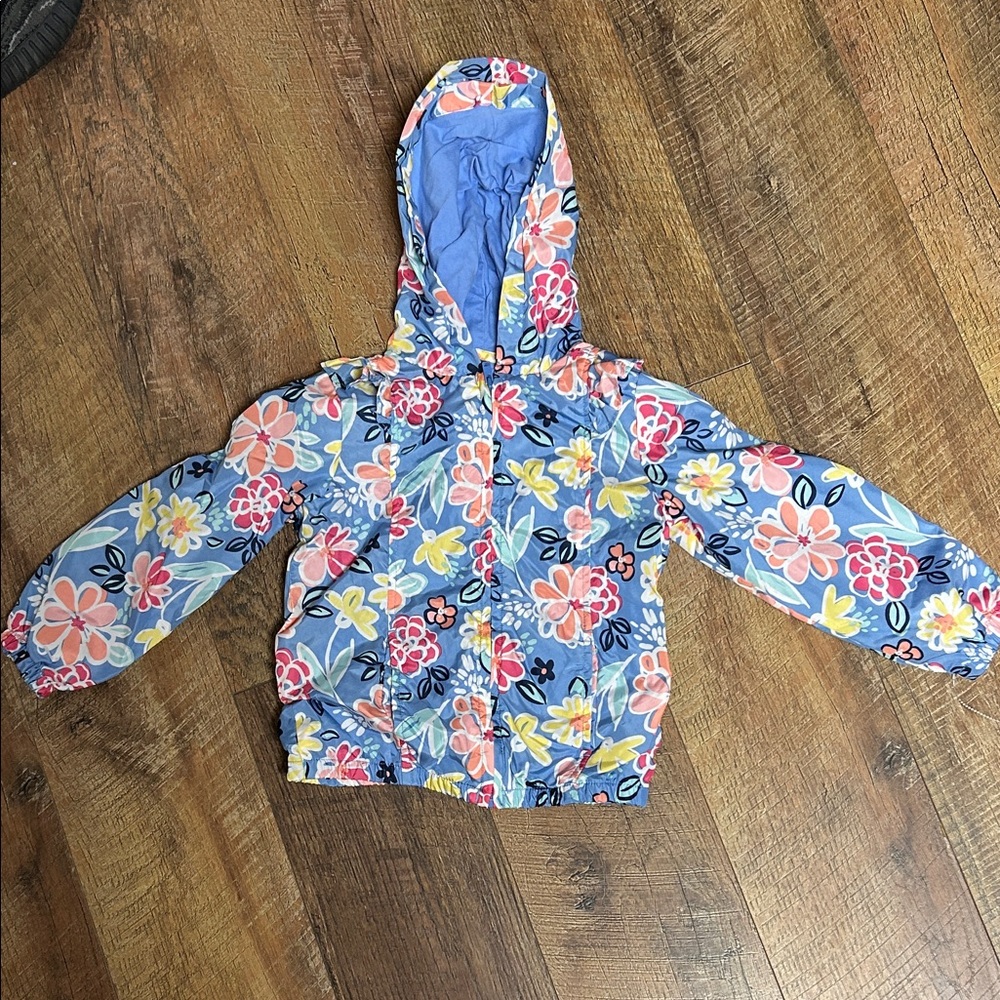 Gymboree Blue Floral Raincoat for Kids